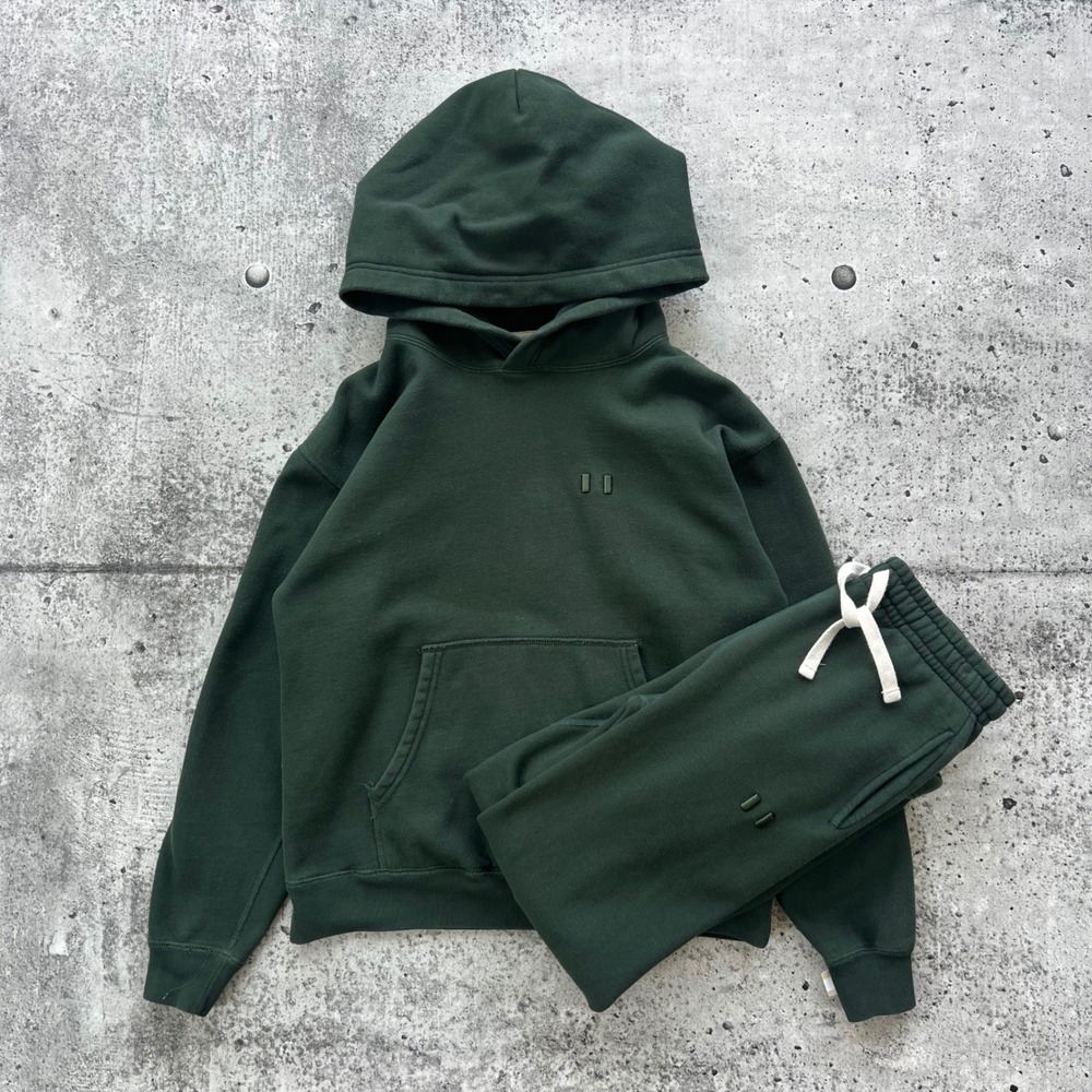 Province of Canada Sweatsuit Womens Small Green Hoodie Joggers Loungewear Set